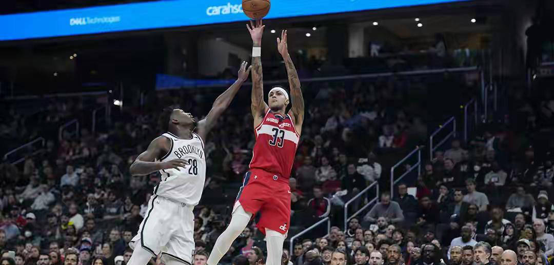 华盛顿奇才主场以119-99大胜布鲁克林篮网，斩获两连胜